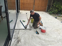 Patio tiling by A and M Tiling Ltd